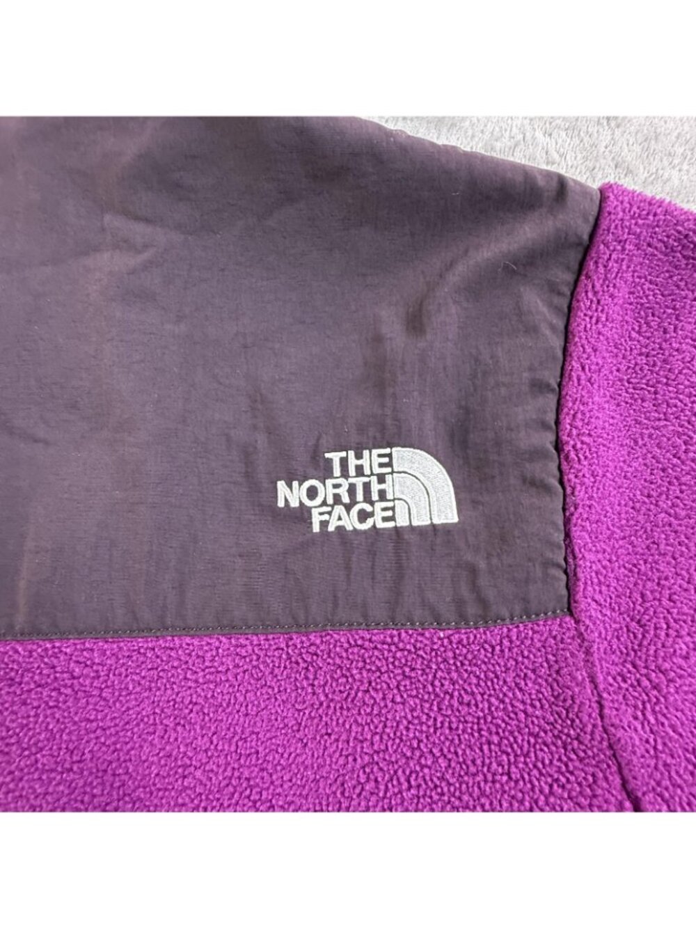 The North Face Jacket Women Small Purple Denali Polartec Fleece Full Zip Outdoor - Picture 13 of 16